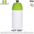 A melhor garrafa de água running plástica livre de venda de BPA, garrafa de água plástica do esporte do PE (HDP-0867)